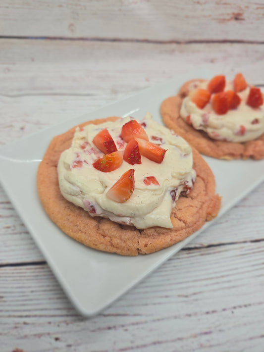 Strawberry Cheesecake Cookies